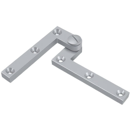 Deltana PH60U26D PH60U 4-3/8" x 5/8" x 3/8" Pivot Hinge Brushed Chrome