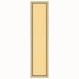 Deltana PP2280CR003 PP2280 3-1/2" x 15" HD Framed Push Plate Lifetime Polished Brass