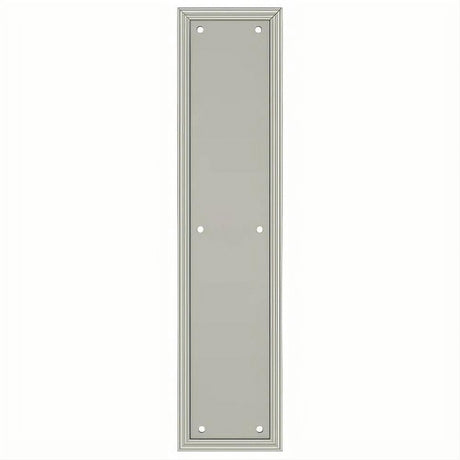 Deltana PP2280U15 PP2280 3-1/2" x 15" HD Framed Push Plate Satin Nickel