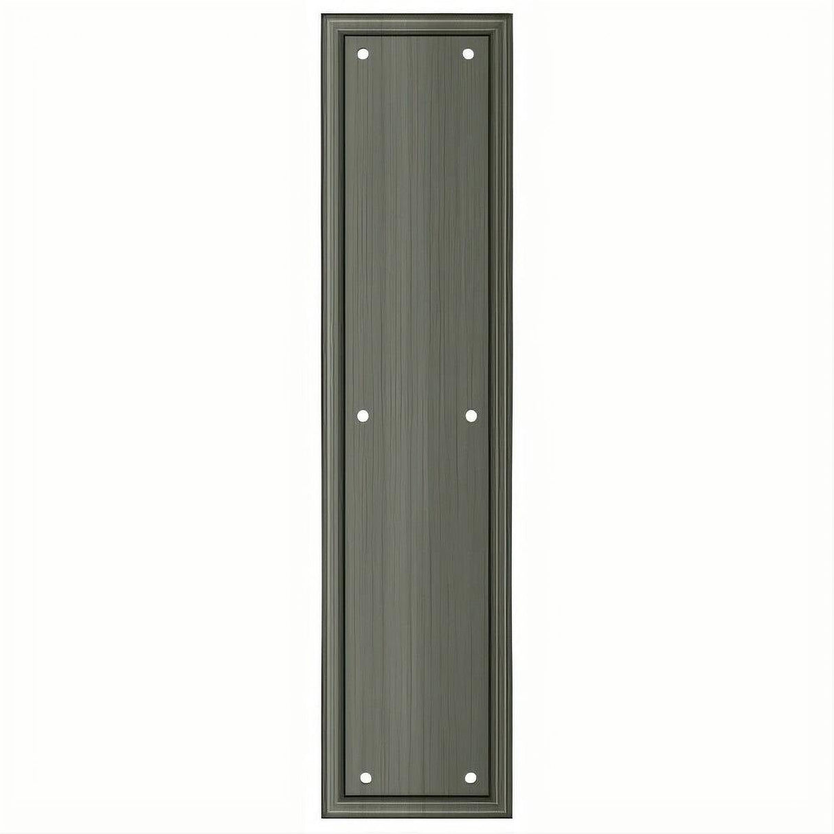 Deltana PP2280U15A PP2280 3-1/2" x 15" HD Framed Push Plate Antique Nickel