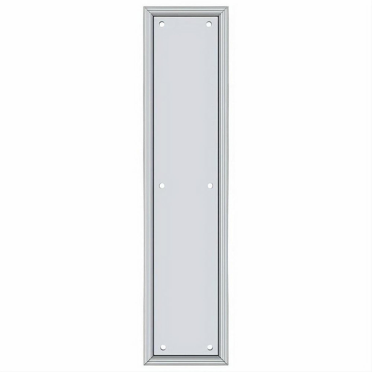 Deltana PP2280U26 PP2280 3-1/2" x 15" HD Framed Push Plate Polished Chrome
