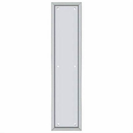 Deltana PP2280U26 PP2280 3-1/2" x 15" HD Framed Push Plate Polished Chrome