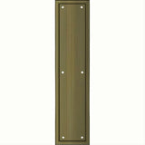 Deltana PP2280U5 PP2280 3-1/2" x 15" HD Framed Push Plate Antique Brass