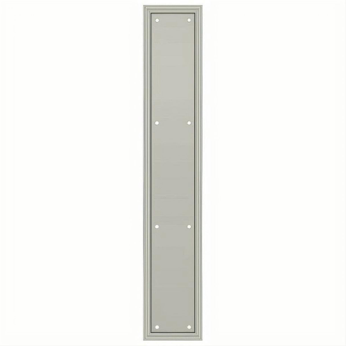 Deltana PP2281U15 PP2281 3-1/2" x 20" HD Framed Push Plate Satin Nickel