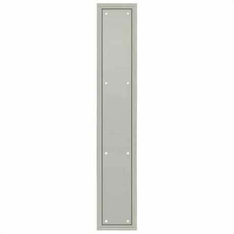 Deltana PP2281U15 PP2281 3-1/2" x 20" HD Framed Push Plate Satin Nickel