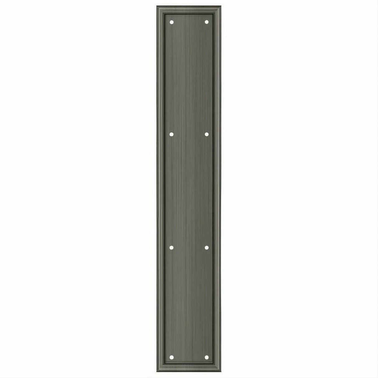 Deltana PP2281U15A PP2281 3-1/2" x 20" HD Framed Push Plate Antique Nickel