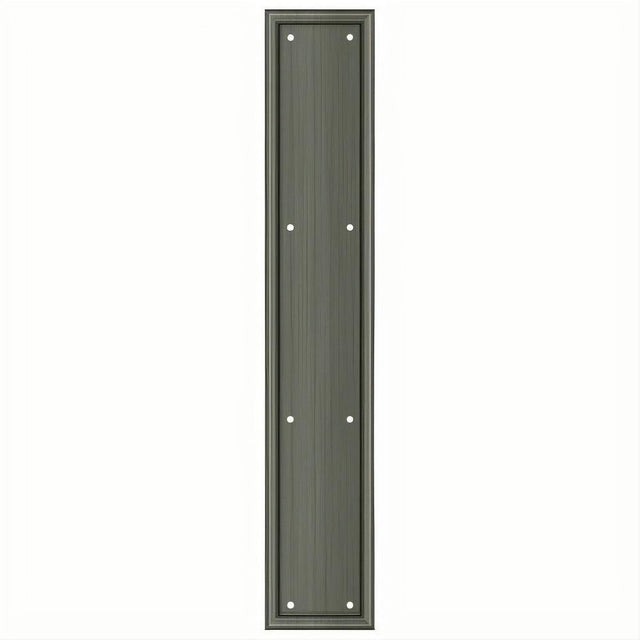 Deltana PP2281U15A PP2281 3-1/2" x 20" HD Framed Push Plate Antique Nickel