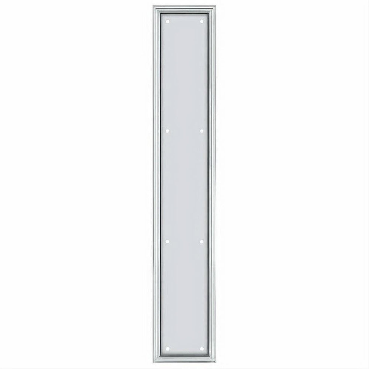 Deltana PP2281U26 PP2281 3-1/2" x 20" HD Framed Push Plate Chrome