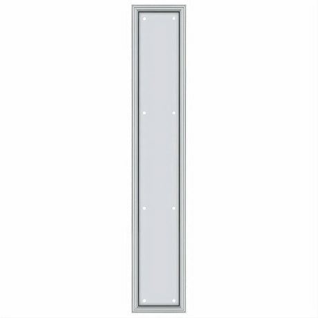 Deltana PP2281U26 PP2281 3-1/2" x 20" HD Framed Push Plate Chrome