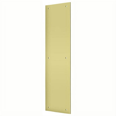 Deltana PP3515U3 PP3515 3-1/2" x 15" Push Plate Polished Brass