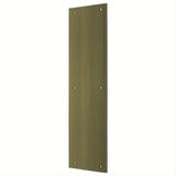 Deltana PP3515U5 PP3515 3-1/2" x 15" Push Plate Antique Brass