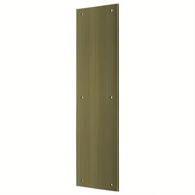 Deltana PP3515U5 PP3515 3-1/2" x 15" Push Plate Antique Brass