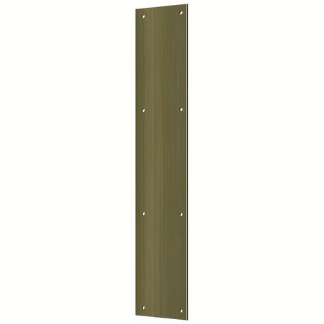 Deltana PP3520U5 antique brass push plate