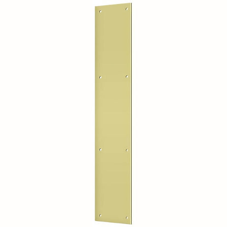 Deltana PP3520U3 polished brass push plate
