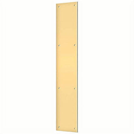 Deltana PP3520CR003 PP3520 Push Plate Lifetime Polished Brass