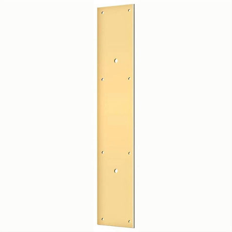 Deltana PPH3520CR003 PPH3520 Push Plates for 10" Door Pull Lifetime Polished Brass