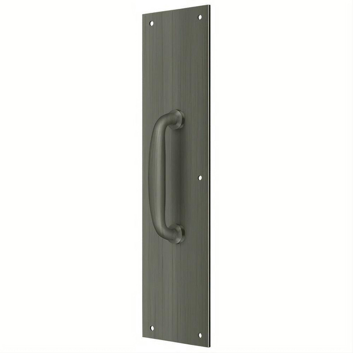Deltana PPH55U15A PPH55 Push Plate with Handle Antique Nickel