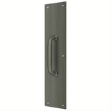 Deltana PPH55U15A PPH55 Push Plate with Handle Antique Nickel