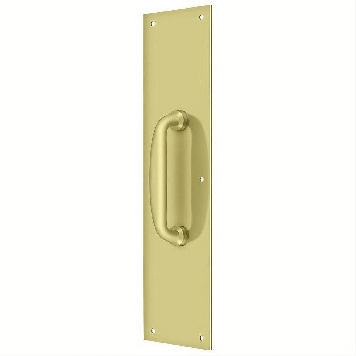 Deltana PPH55U3 PPH55 Push Plate with Handle Polished Brass
