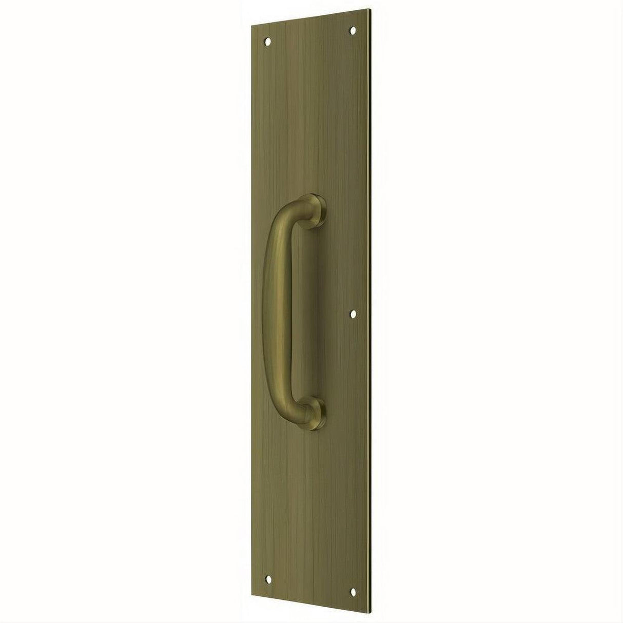 Deltana PPH55U5 PPH55 Push Plate with Handle Antique Brass