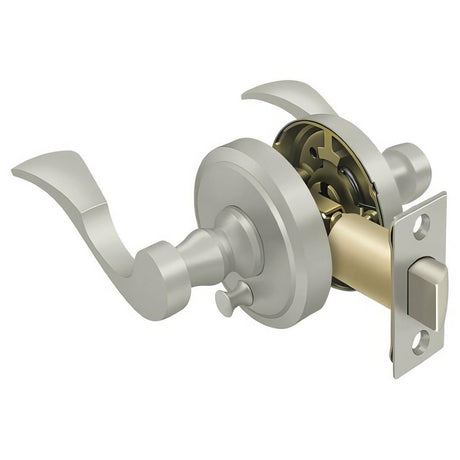 Deltana PRLLR2U15RH PRLLR2-RH Elite Lacovia Right Handed Privacy Door Lever Satin Nickel