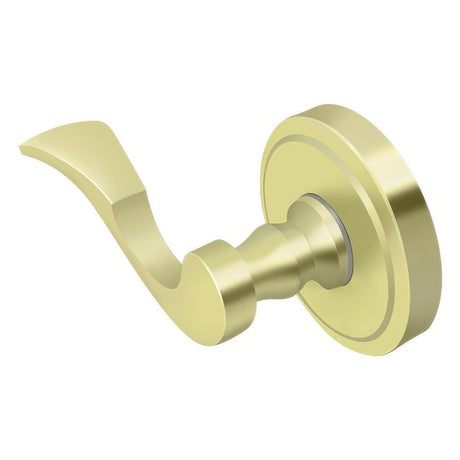 Deltana PRLLR4U3RH PRLLR4-RH Elite Lacovia Right Hand Dummy Door Lever Bright Brass