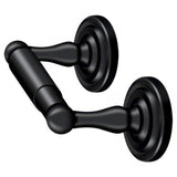Deltana R2000-U19 Double Post Toilet Paper Roll Holder Paint Black