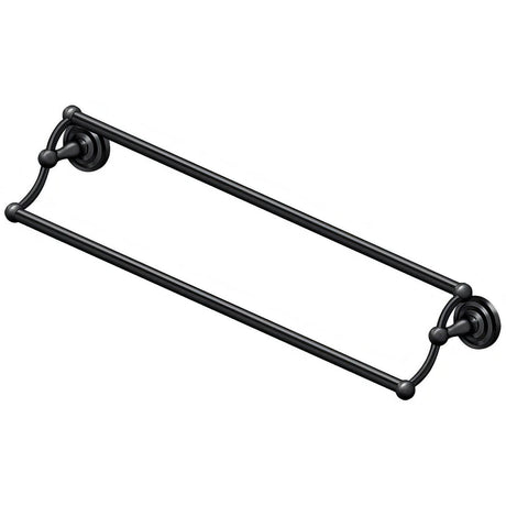 Deltana R2006-U19 R-Series 24" Double Towel Bar Paint Black