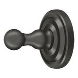 Deltana R2009-U10B R-Series 3-1/2" Single Robe Hook Oil Rubbed Bronze
