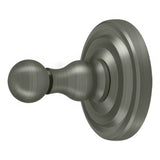 Deltana R2009-U15A R-Series 3-1/2" Single Robe Hook Antique Nickel
