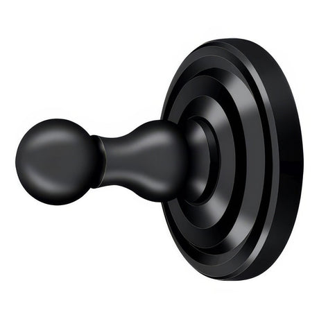 Deltana R2009-U19 R-Series 3-1/2" Single Robe Hook Paint Black