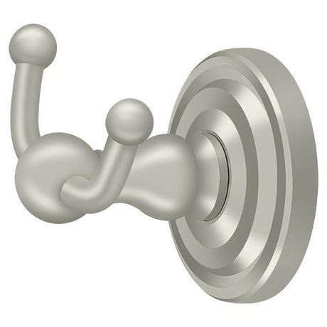 Deltana R2010-U15 R-Series 2-5/8" Double Robe Hook Satin Nickel