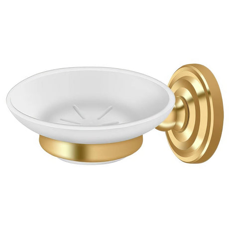 Deltana R2012-CR003 R-Series Wall Mount Soap Dish Lifetime Polished Brass