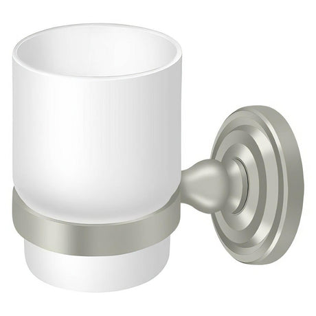 Deltana R2013-U15 R-Series 3-3/4" Tumbler / Toothbrush Holder with Mount Satin Nickel