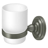 Deltana R2013-U15A R-Series 3-3/4" Tumbler / Toothbrush Holder with Mount Antique Nickel
