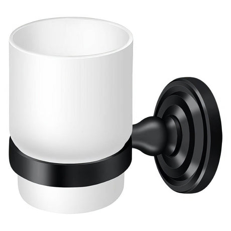 Deltana R2013-U19 R-Series 3-3/4" Tumbler / Toothbrush Holder with Mount Paint Black