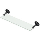 Deltana R2015-U19 R-Series 18" Towel Shelf with Mounts Paint Black