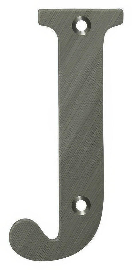 Deltana RL4J-15A 4" House Letter - J Antique Nickel