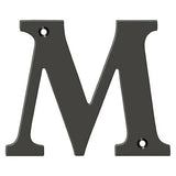 Deltana RL4M-10B 4" House Letter - M Oil Rubbed Bronze