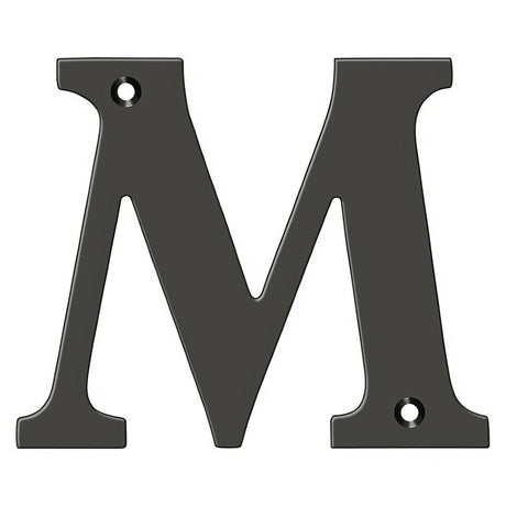 Deltana RL4M-10B 4" House Letter - M Oil Rubbed Bronze