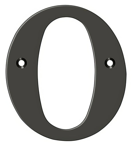 Deltana RL4O-10B 4" House Letter - O Oil Rubbed Bronze