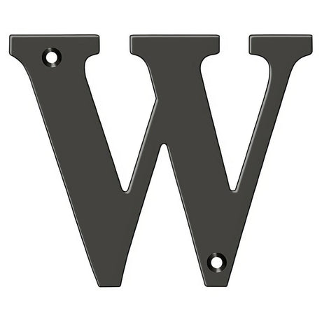 Deltana RL4W-10B 4" House Letter - W Oil Rubbed Bronze