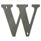 Deltana RL4W-15A 4" House Letter - W Antique Nickel