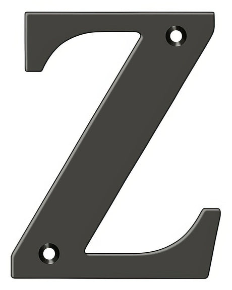 Deltana RL4Z-10B 4" House Letter - Z Oil Rubbed Bronze