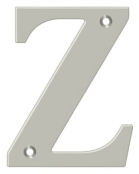 Deltana RL4Z-15 4" House Letter - Z Satin Nickel
