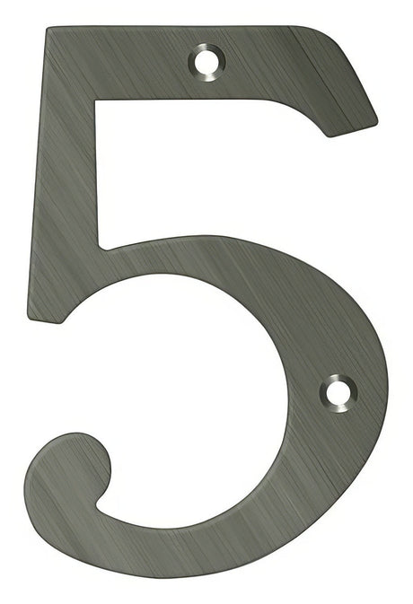 Deltana RN4-5U15A antique nickel address number