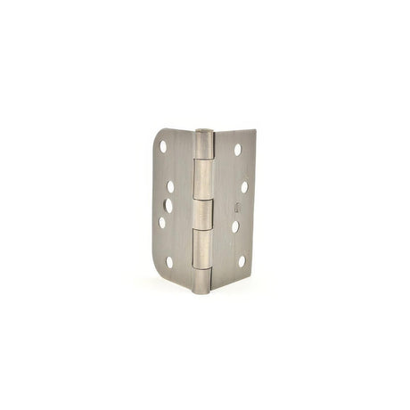 Deltana S44058TT15A-R/H S44058TT-RH 4" x 4" 5/8" Radius Corner Door Hinge Antique Nickel