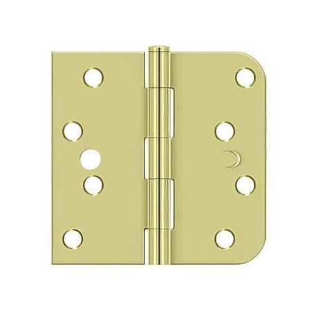 Deltana S44058TT2D-R/H S44058TT-RH 4" x 4" 5/8" Radius Corner Door Hinge Zinc Chromate