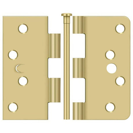 Deltana S44058TT4-UN 4" x 4" 5/8" Radius Corner Door Hinge