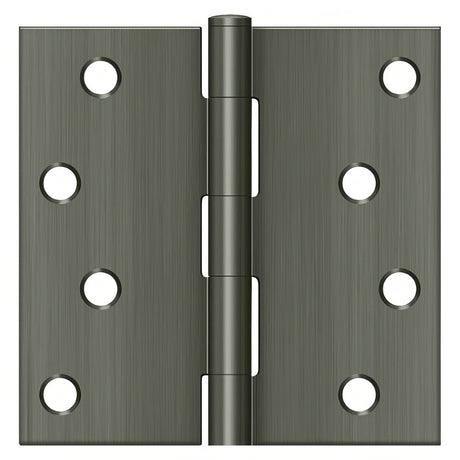 Deltana S44U15A-R antique nickel door hinge
